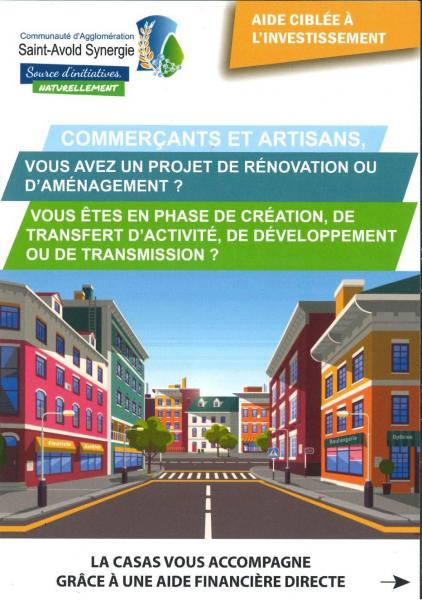 CASAS - Aide au financement de travaux - Commercants et Artisans - 2023 page 1