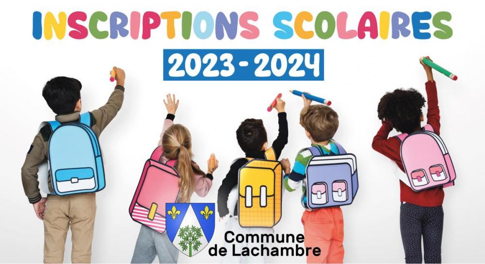 Inscriptions scolaires 2023 2024